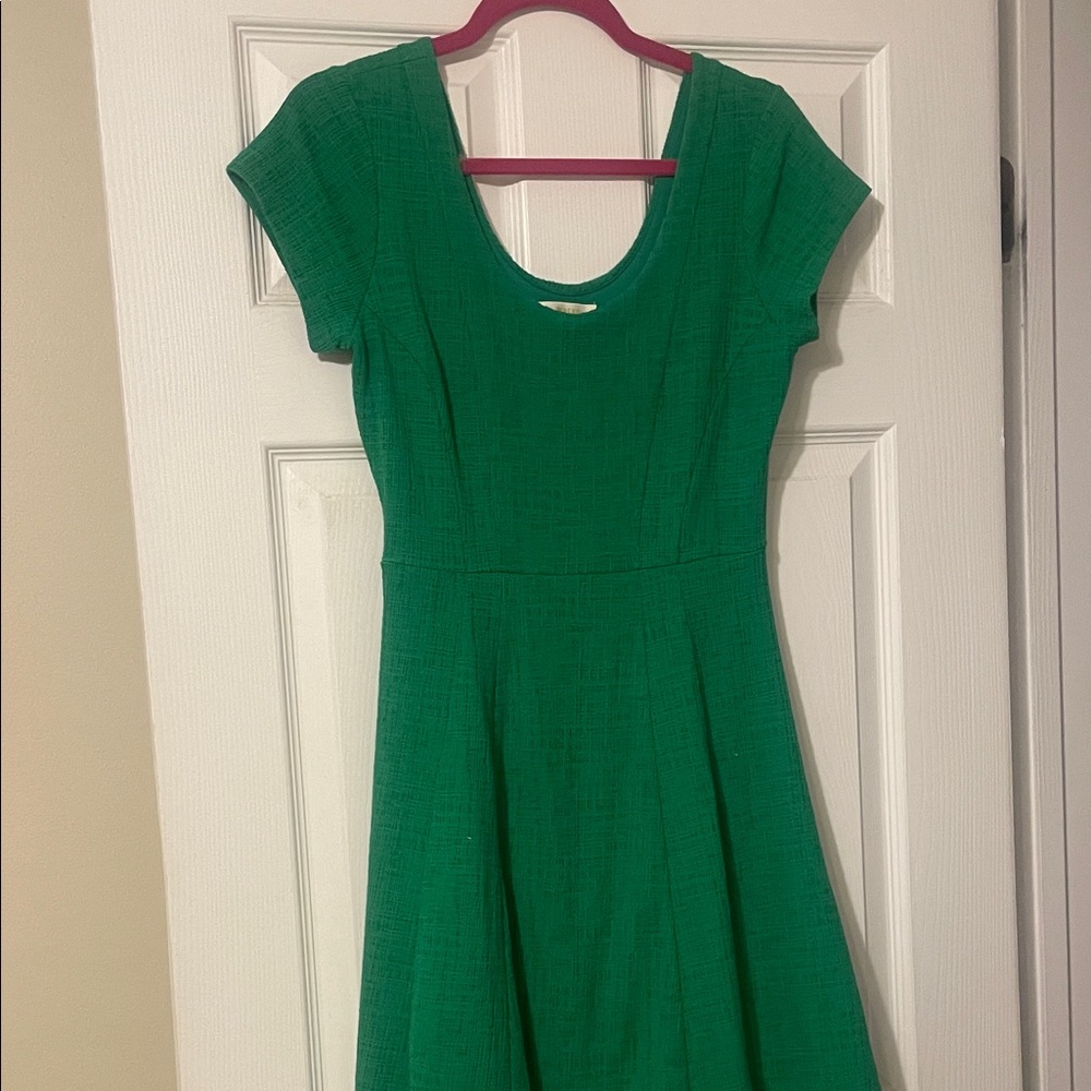Mauve Vibrant Green Dress